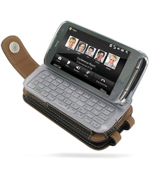 EIXO Ledertasche Flip-Style BiColor f�r HTC Touch Pro 2 Produktbild 2