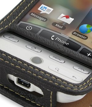 EIXO Ledertasche Flip-Style BiColor f�r HTC Hero Produktbild 3