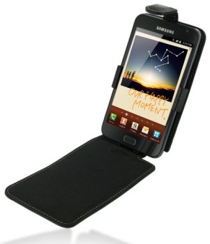 EIXO Ledertasche Flip Style f�r Samsung Galaxy Note N7000 Produktbild 1
