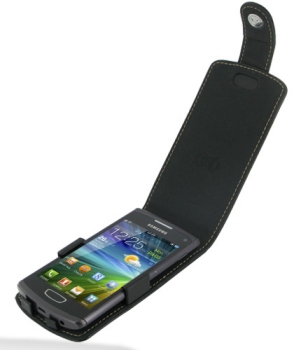 EIXO Ledertasche Flip Style f�r Samsung Wave 3 S8600 Produktbild 1
