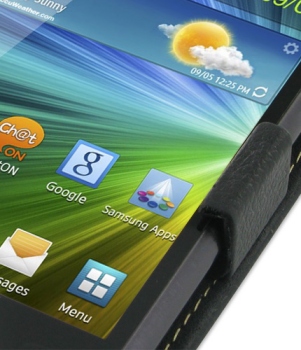EIXO Ledertasche Flip Style f�r Samsung Wave 3 S8600 Produktbild 4