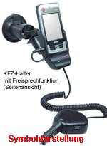 adapt KFZ-Halter und Freisprechfunktion f�r Eten glofiish X500/ X500+ Produktbild 2