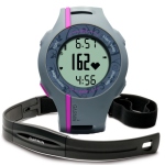 Bild von: Garmin Forerunner 110 HR grau/pink, GPS Laufuhr mit Herzfrequenzsensor