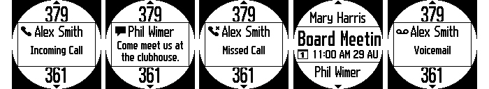 Garmin Approach S4 Benachrichtigungen