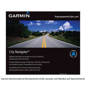 Garmin Kartenmaterial Nordamerika (USA, Kanada und Mexiko) auf Speicherkarte (010-11551-01) fr Garmin dezl LGV800