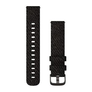 Garmin Nylon Schnellwechsel Armband 20mm, schwarz (010-12924-13) fr Garmin Forerunner 645