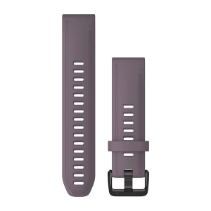 Garmin QuickFit 20 Silikon Armband, lila (010-12871-00) fr Garmin fenix 6S Pro Solar