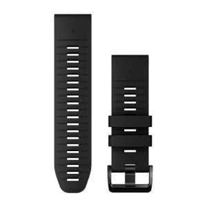 Garmin QuickFit 26 Silikon Armband, schwarz (010-13281-00) fr kompatible Garmin fenix, Instinct, quatix, tactix... Modelle