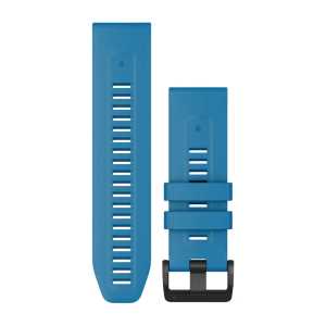 Garmin QuickFit 26 Silikon Armband, blau (010-13117-30) fr Garmin fenix 7X Pro Solar