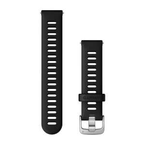Garmin Silikon Schnellwechsel Armband 18mm, schwarz (010-11251-3E) fr Garmin vivoactive 4s