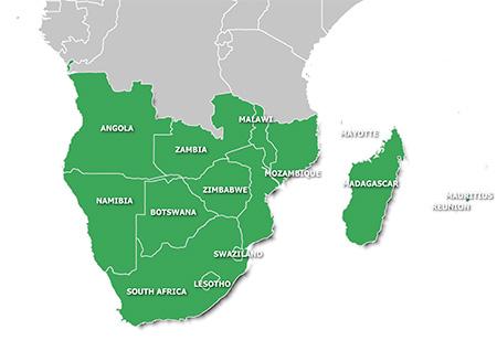 topografisches Kartenmaterial sdliches Afrika auf Speicherkarte fr Garmin GPS Gerte