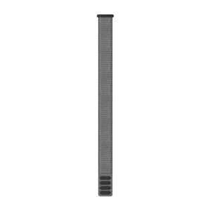 Garmin UltraFit 20mm Nylon Armband, grau (010-13306-01) fr Garmin fenix 7S Pro Solar