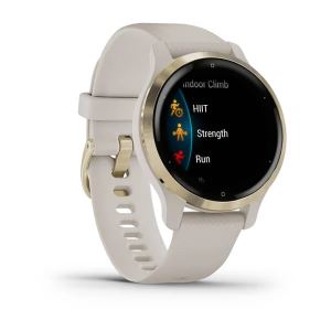 Garmin Venu 2S, beige - GPS Fitness Smartwatch mit 1,1 Zoll Display fr einen aktiven Lebensstil