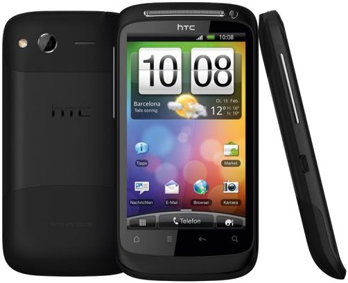 HTC Desire S in schwarz Produktbild 1