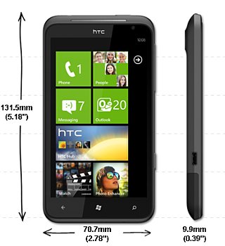 HTC Titan Produktbild 2