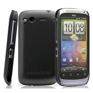 case-mate Barely There Cover, schwarz (rubber) f�r HTC Desire S Produktbild 1