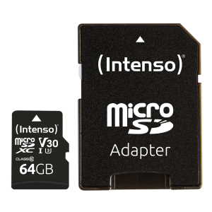 Intenso microSD Speicherkarte 64 GB (UHS-I Professional, Class 10)