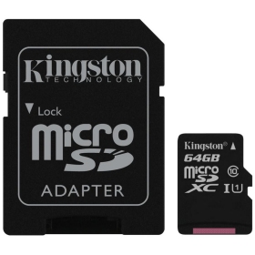 Kingston microSDHC Speicherkarte 64 GB (Klasse 10)