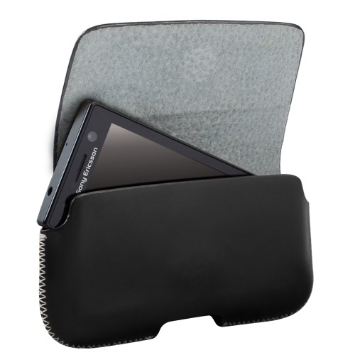 Krusell Universal Ledertasche Hector, schwarz (Gr�sse L, Innenma� 115x62x18 mm) f�r Eten glofiish X500/ X500+ Produktbild 1