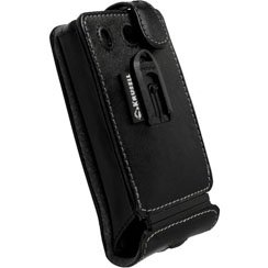 Krusell Ledertasche Orbit Flex, Farbe: Schwarz/Grau f�r HTC Hero Produktbild 3