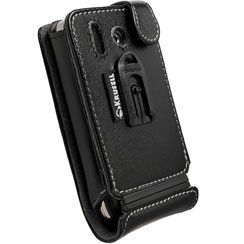 Krusell Ledertasche Orbit -Flex-, Farbe: Schwarz/Grau f�r HTC Touch 2 Produktbild 3