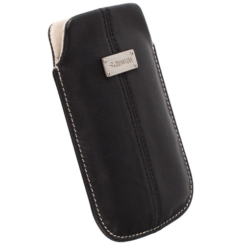 Krusell Luna Universal Ledertaschen 95211, Gr��e: L, schwarz f�r HTC Touch Cruise / P3650 Produktbild 1