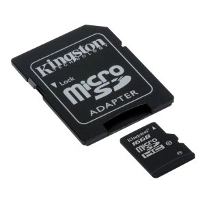 Kingston microSDHC Speicherkarte 16 GB - Class 10 (SDC10/16GB) Produktbild 1
