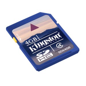 Kingston SDHC Speicherkarte 4 GB - Class 4 (SD4/4GB) Produktbild 1