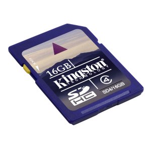Kingston SDHC Speicherkarte 16 GB - Class 4 (SD4/16GB) Produktbild 1