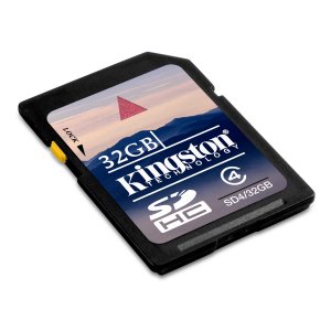 Kingston SDHC Speicherkarte 32 GB - Class 4 (SD4/32GB) Produktbild 1