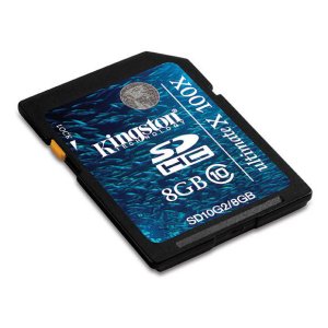 Kingston SDHC Speicherkarte 8 GB - Class 10 (SD10G2/8GB) Produktbild 1