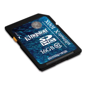 Kingston SDHC Speicherkarte 16 GB - Class 10 (SD10G2/16GB) Produktbild 1