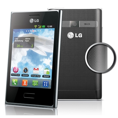 LG E400 Optimus L3 black Produktbild 1