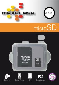 Maxflash MicroSDHC Speicherkarte 32GB Produktbild 1