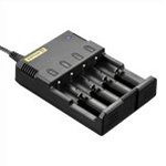 Bild von: NiteCore Intellicharge i4 - 4-Schacht Universal Schnellladeger�t f�r Li-Ion: 26650, 22650, 18650, 17670, 18490, 18500, 17500, 17355, 16340 (RCR123), 14500, 10440 Ni-MH/Ni-CD: AA, AAA, A, SC, C