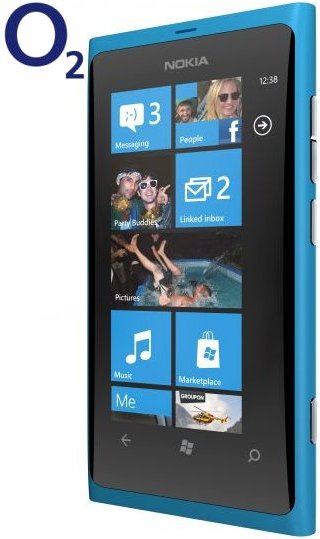 Nokia Lumia 800 - Edition O2 - (blau, cyan) Produktbild 1