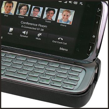 Noreve Tradition Ledertasche, schwarz f�r HTC Touch Pro 2 Produktbild 4