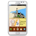 Bild von: Aktion: Samsung N7000 Galaxy Note (16GB), weiss mit Android OS (ohne Branding, ohne SIM-Lock) und kostenloser Samsung FlipTasche EFC-1E1FB, dunkelblau