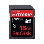 SanDisk Extreme SDHC Speicherkarte 16GB - 30MBs/Class10