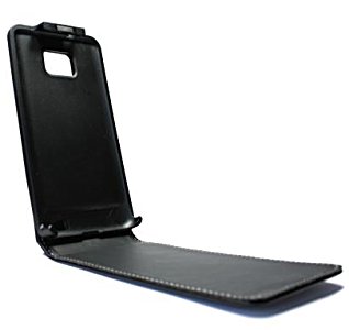 Samsung Executive Flip Case (EF-GS2L), schwarz f�r Samsung Galaxy S2 I9100 Produktbild 1