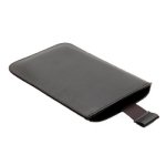 Bild von: Ledertasche / Etui mit Lasche, schwarz f�r Samsung Galaxy Note N7000