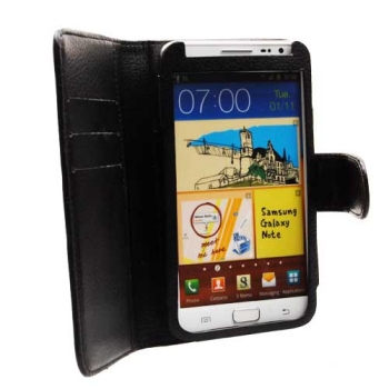 Ledertasche Book Style f�r Samsung Galaxy Note N7000 Produktbild 3