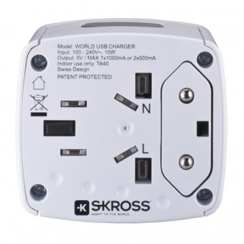 SKROSS World USB Charger Reise USB Ladeger�t Produktbild 3