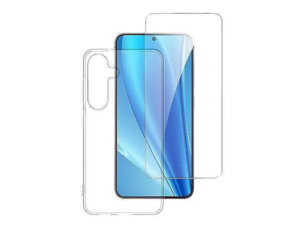 4smarts Backcover, transparent + Schutzglas f�r Samsung Galaxy S25