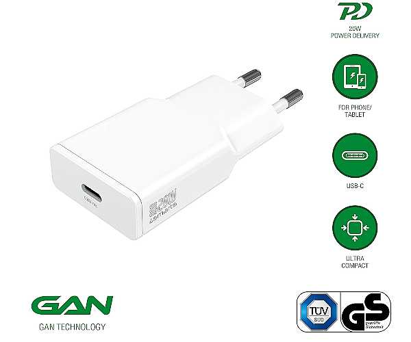 4smarts GaN Ladeadapter USB-C 20W f�r Samsung Galaxy A33