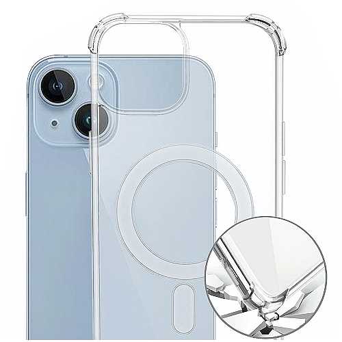 4smarts Hybrid Case, transparent fr Apple iPhone 15