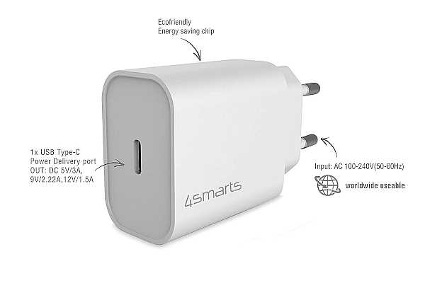 4smarts Ladeadapter USB-C 20W f�r Samsung Galaxy A33