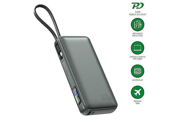 4smarts Powerbank Enterprise inkl. USB-C Kabel 20000mAH 165W