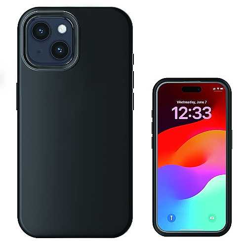 4smarts Silikon Case, schwarz fr Apple iPhone 15