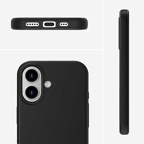4smarts Silikon Case, schwarz fr Apple iPhone 17